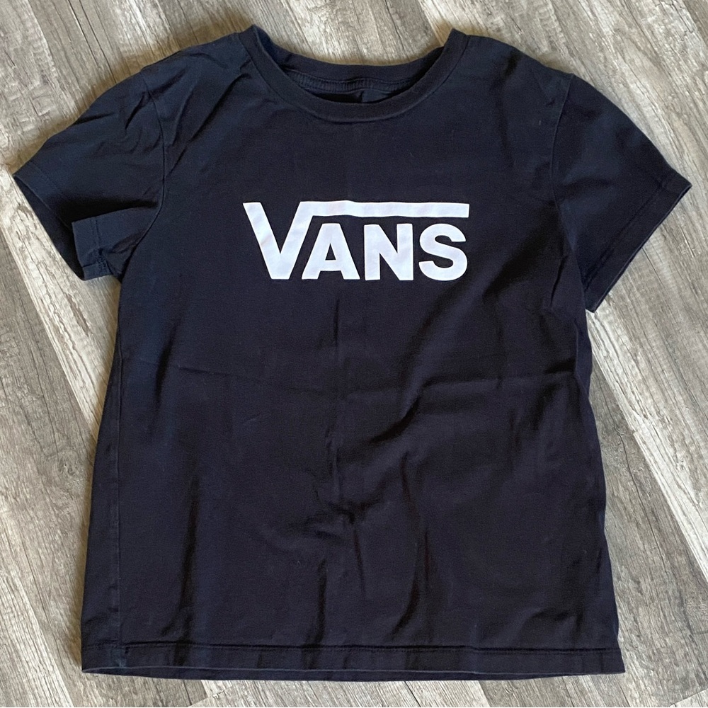 💛Vans Women's Black Short Sleeve Tee - Picture 3 of 3